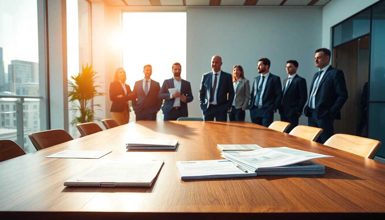 Headhunter IT beim Gespräch über Fachkräfte im modernen Büro.