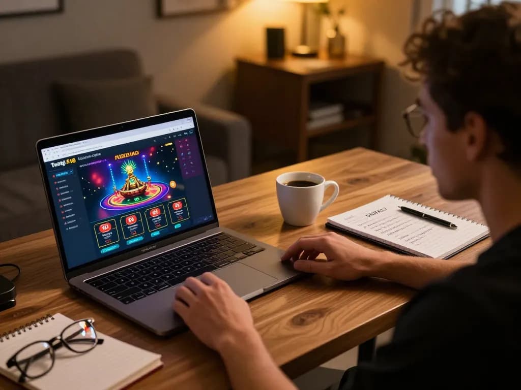Engaged player accessing Trang chủ F168 for online betting strategies and casino games
