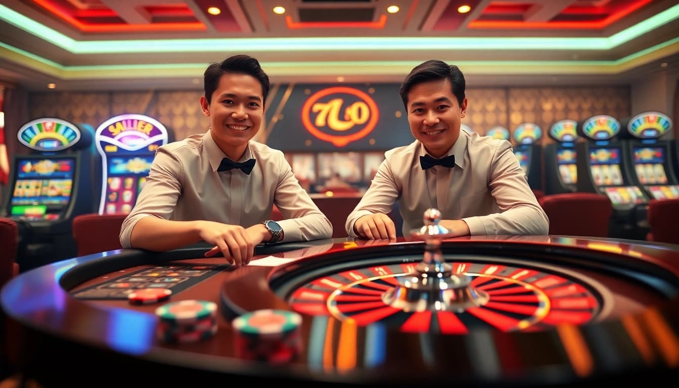 Experience the thrill at ALO 789 trang chủ with players engaging in various gambling activities.