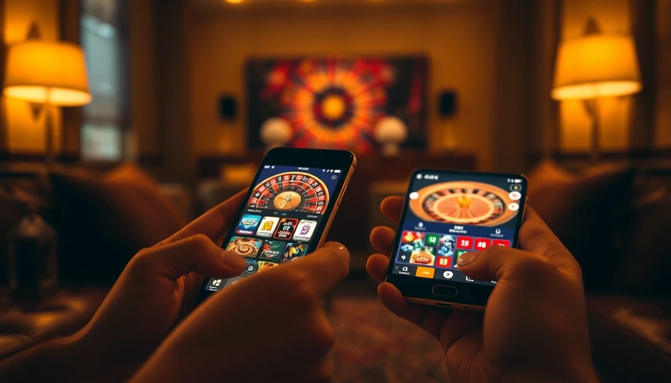 Entdecken Sie die besten mobile online Casinos mit aufregenden Spielen auf Smartphones in stilvoller Atmosphäre.