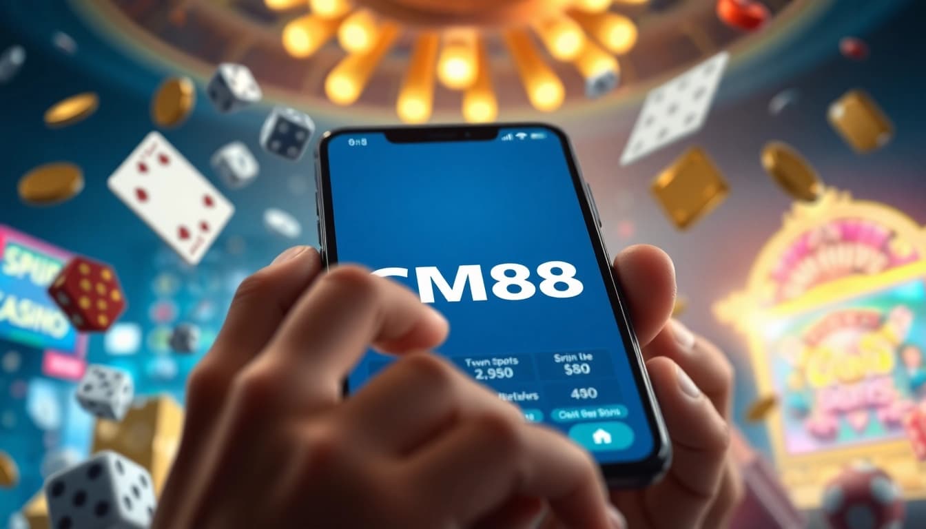 Experience the excitement of betting with CM88's user-friendly app interface and secure gaming environment.