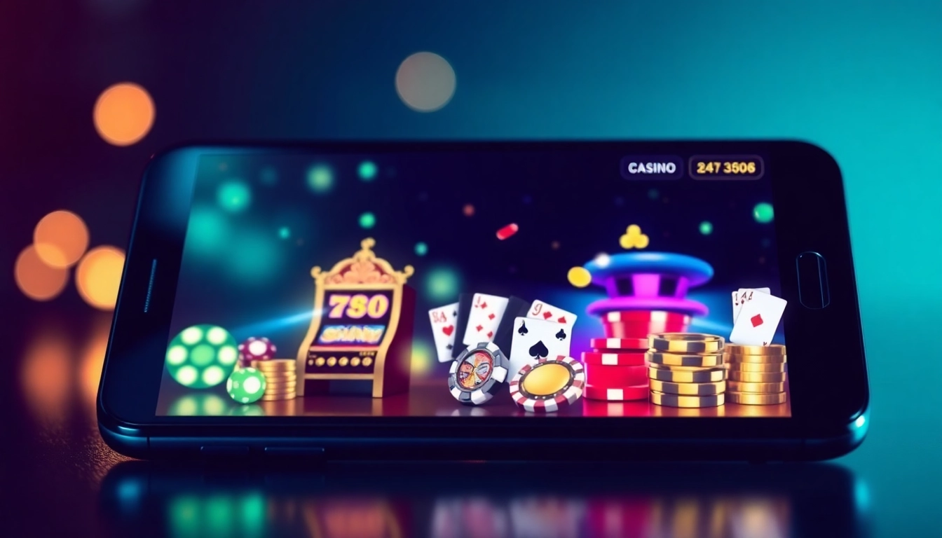 Erleben Sie die besten mobilen online Casinos mit stilvollen Smartphones und spannenden Spielen.