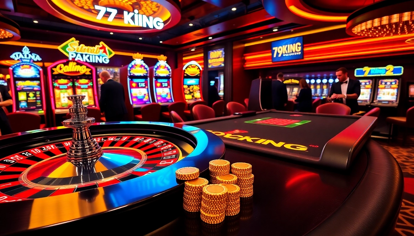 Engaging roulette table scene at 79KING casino, showcasing excitement and professionalism.