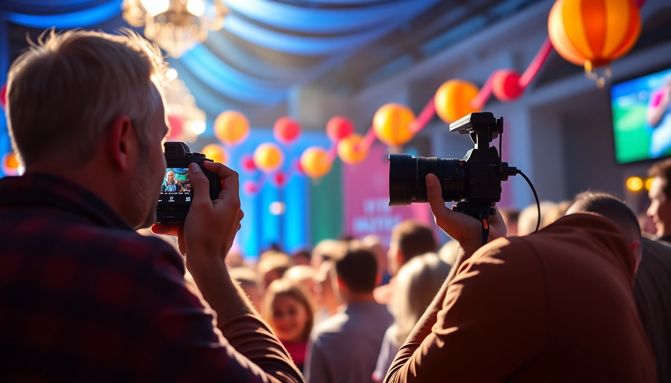 Fesselnde Eventfotos München von einem Fotografen, der lebendige Momente bei einer Veranstaltung einfangen.