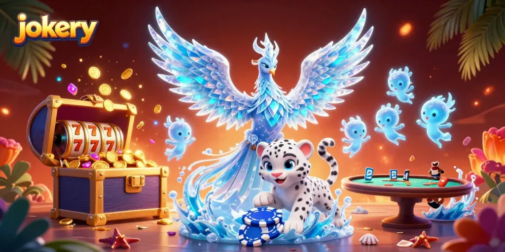 Play exciting games at Jokery Casino featuring vibrant characters and dynamic gambling elements.
