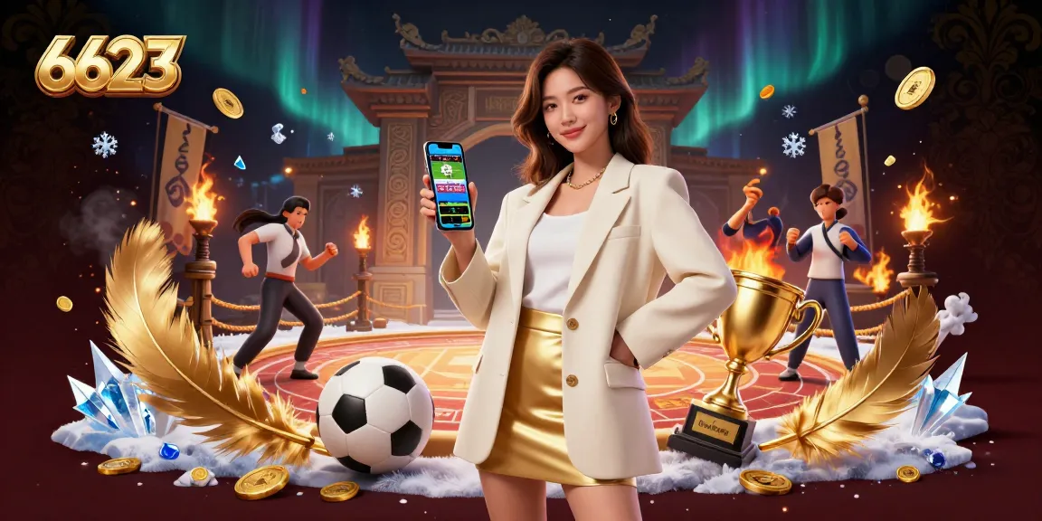 Join the thrilling betting experience at 6623 with stunning visuals of casino gaming elements.