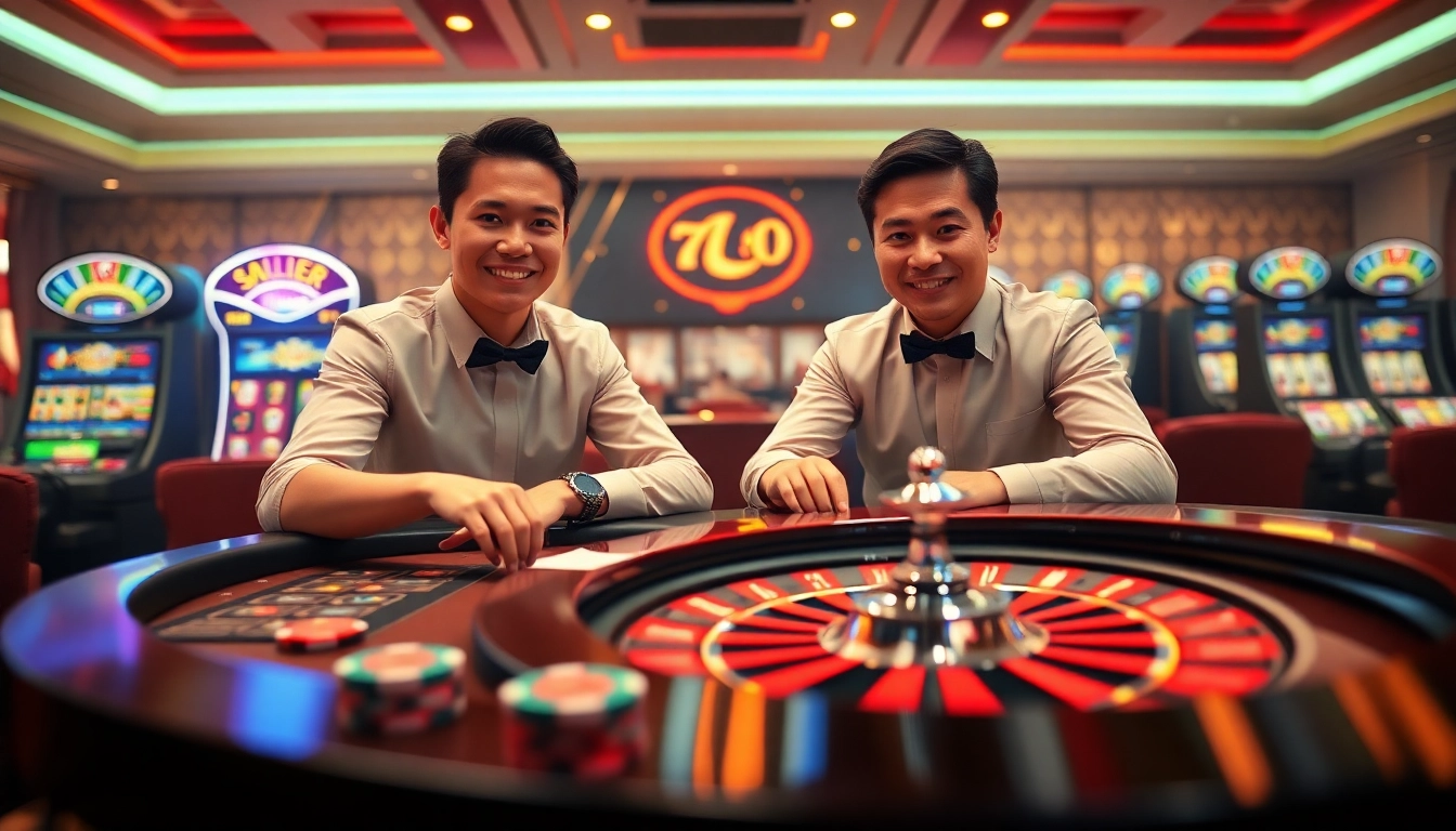 Experience the thrill at ALO 789 trang chủ with players engaging in various gambling activities.