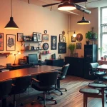 Tattoo Studio München: Künstler arbeitet an einem einzigartigen Tattoo-Design in einem modernen Tattoo-Studio.