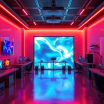 Professionelle 3D Animation erstellen in einem dynamischen Studio mit moderner Technologie.