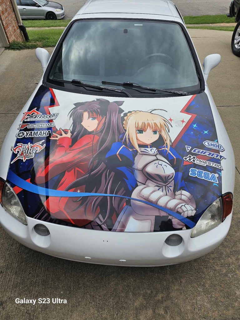 JDM Sticker trifft auf Anime-Stil: Perfekte Kombination für Autofans
