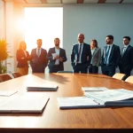 Headhunter IT beim Gespräch über Fachkräfte im modernen Büro.