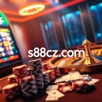 Experience thrilling gaming at s8cz.com with vibrant slot machines and poker action.
