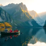 Spektakuläre Fjorde in Norwegen, die die Skandinavien-Reisetipps für ein Familienabenteuer verkörpern.