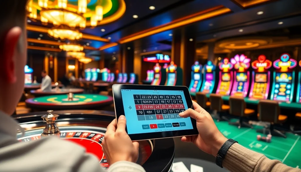 Experience the thrill of TT88 with vibrant casino tables and exciting slot machines.