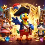 Experience thrilling action in fb88's vibrant slots with pirate captain and friends.