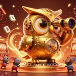 Spin and win at Slotrave, where an enchanting clockwork owl watches over lively slot machines.