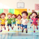 Erfahren Sie hier mehr ueber einfache Bewegungsspiele fuer Kinder im Kindergarten.