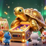 Experience exciting gameplay at Miso 88 with a vibrant scene illustrating the fun of slot machines and golden coins.